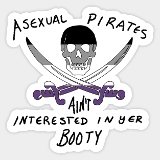 Asexual pirates Sticker